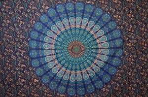 Indyjska narzuta zasłona obrus mandala nsm 115A