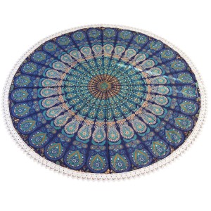 INDYJSKA MANDALA OBRUS NARZUTA PAREO OZDOBA 135CM